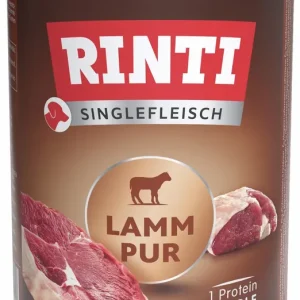 Letzte Chance Sparpaket 6 x 400 g Rinti Singlefleisch Lamm pur Hunde Nassfutter